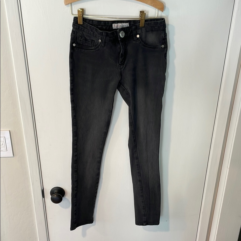 Guess Black Skinny Jeans Stretchy Denim